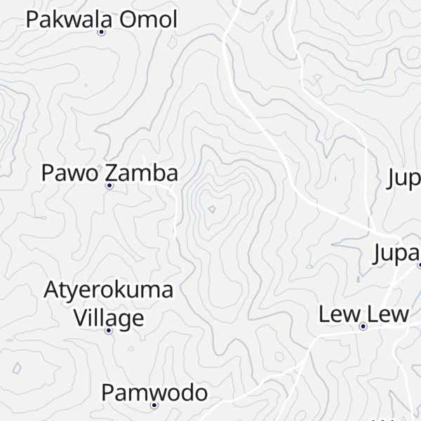 Map of Zamba hill