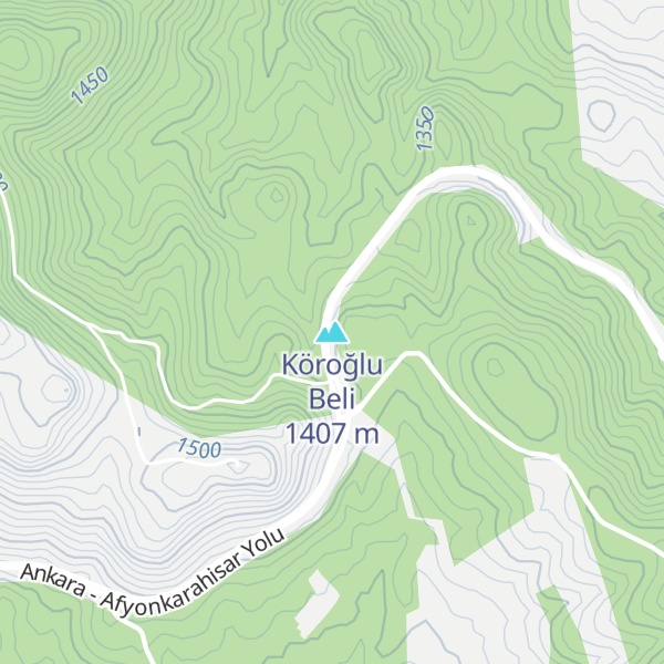 Map of Köroğlu Beli