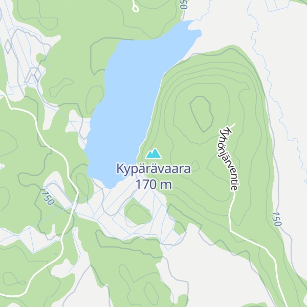 Map of Kypärävaara