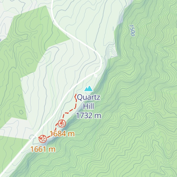 Map of Quartz Hill