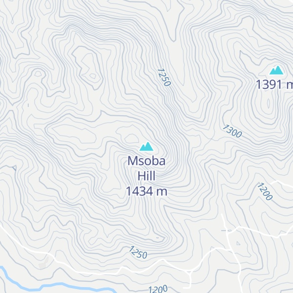 Map of Msoba Hill