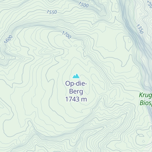 Map of Op-die-Berg