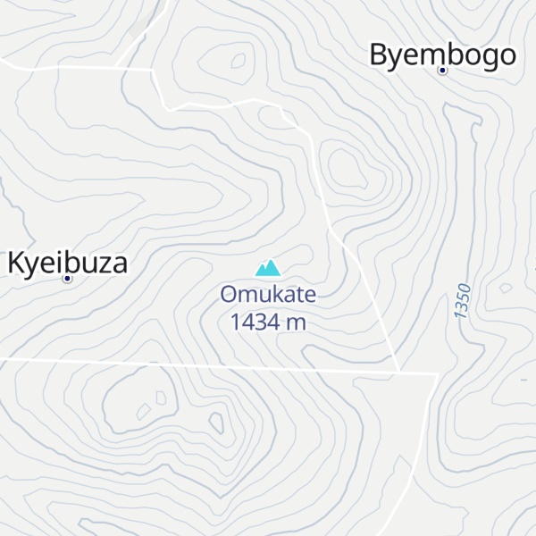 Map of Omukate