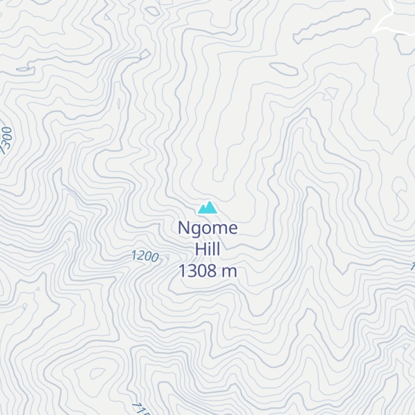 Map of Ngome Hill