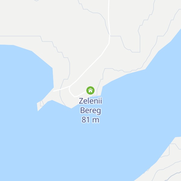 Map of Zelenii Bereg