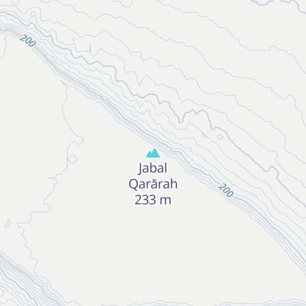 Map of Jabal Qarārah