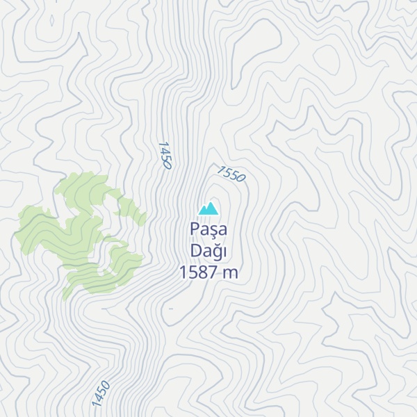 Map of Paşa Dağı