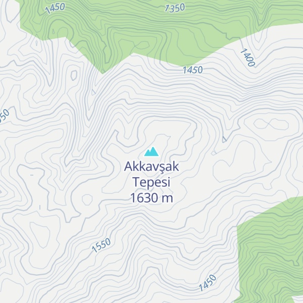 Map of Akkavşak Tepesi