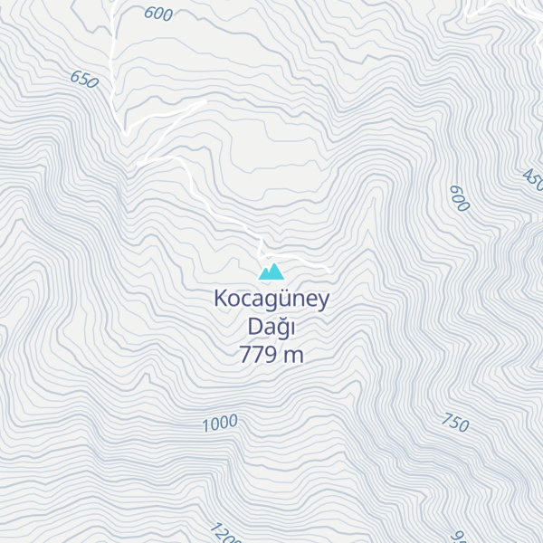 Map of Kocagüney Dağı