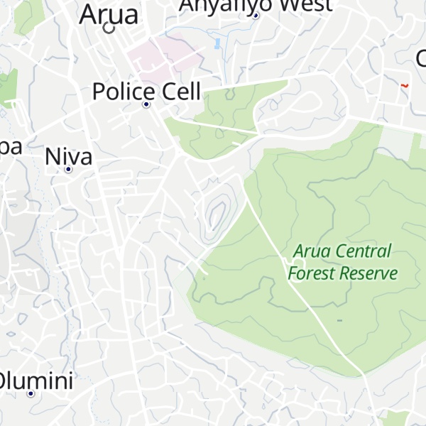 Map of Arua Hill