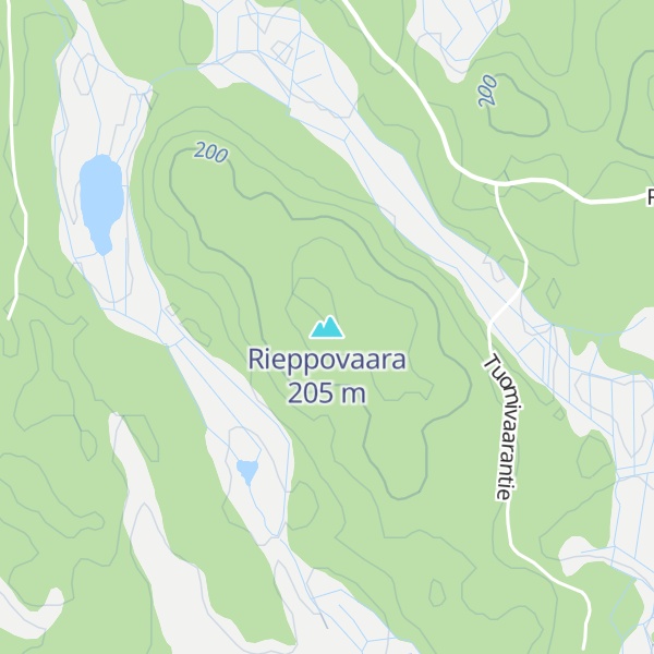 Map of Rieppovaara