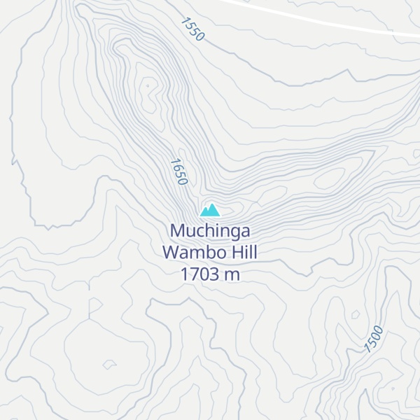 Map of Muchinga Wambo Hill