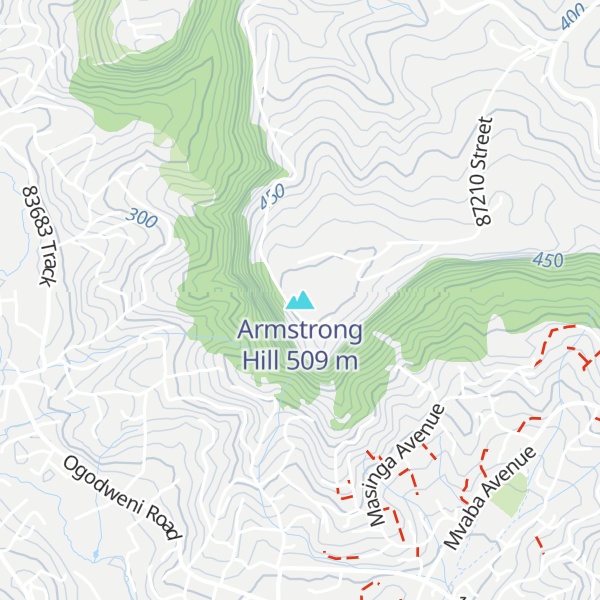 Map of Armstrong Hill