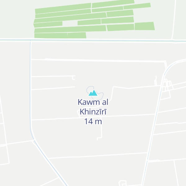 Map of Kawm al Khinzīrī