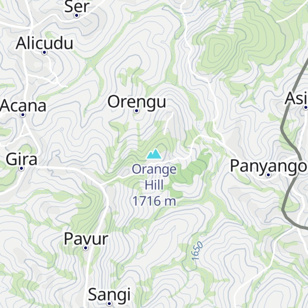 Map of Orange Hill