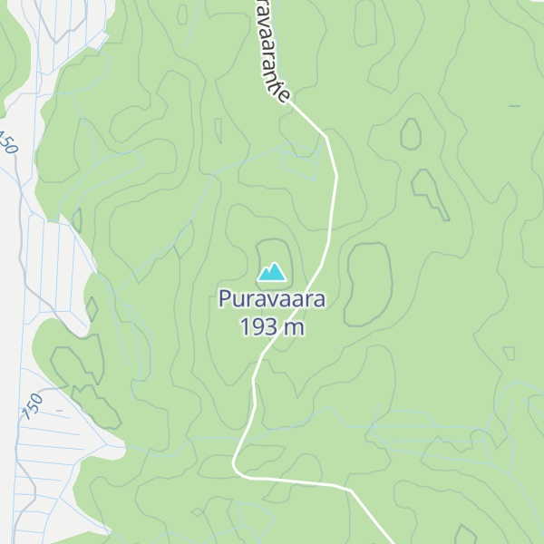 Map of Puravaara