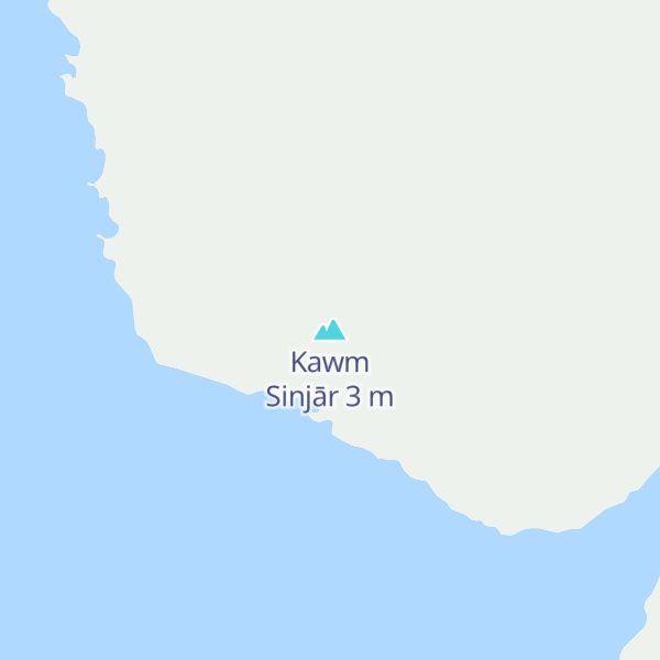 Map of Kawm Sinjār