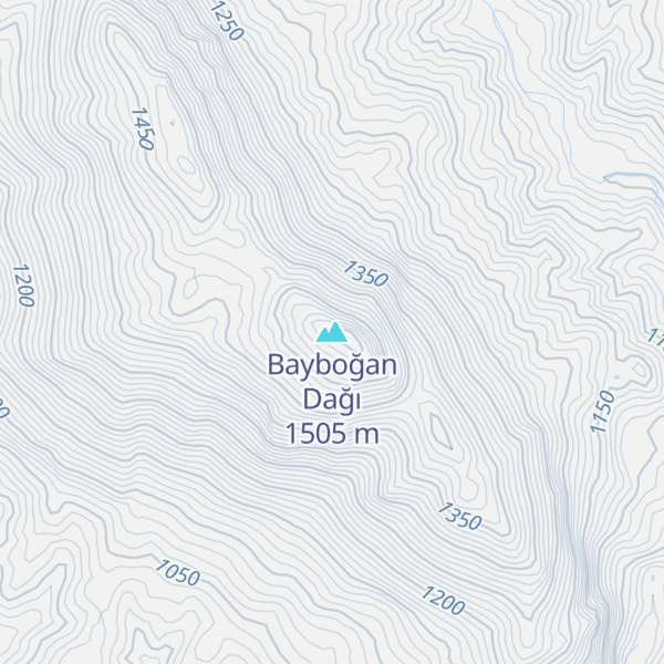 Map of Bayboğan Dağı