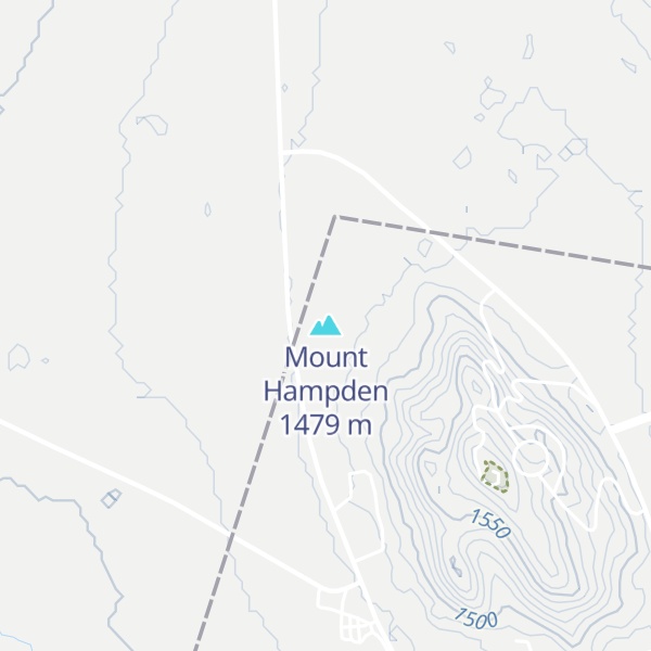 Map of Mount Hampden