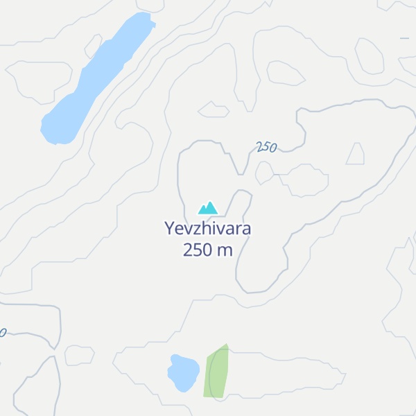 Map of Yevzhivara