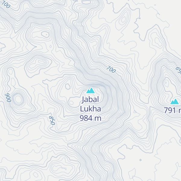 Map of Jabal Lukha