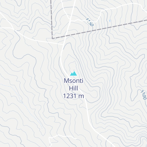 Map of Msonti Hill