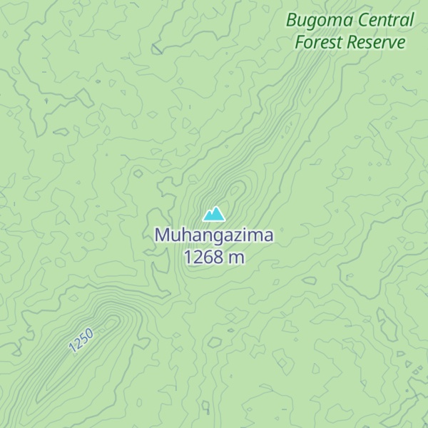 Map of Muhangazima