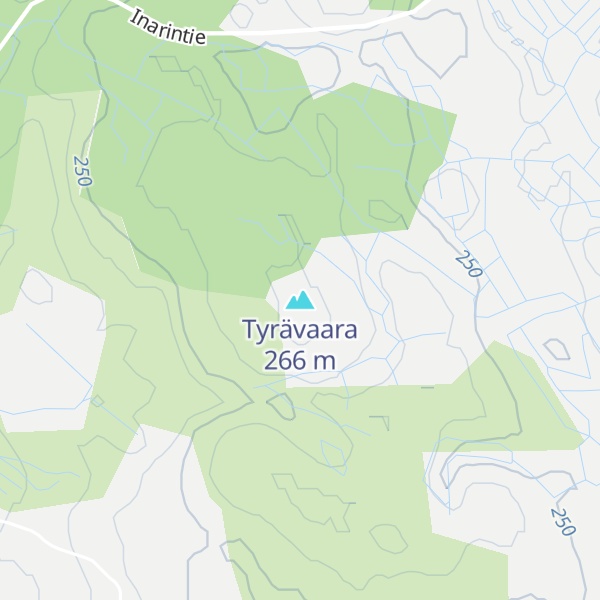 Map of Tyrävaara