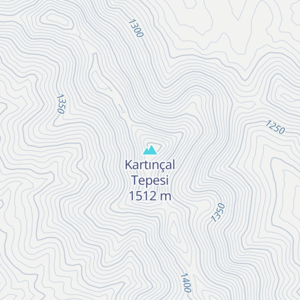 Map of Kartınçal Tepesi