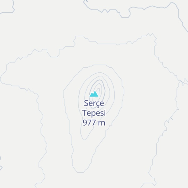 Map of Serçe Tepesi
