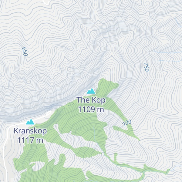 Map of The Kop
