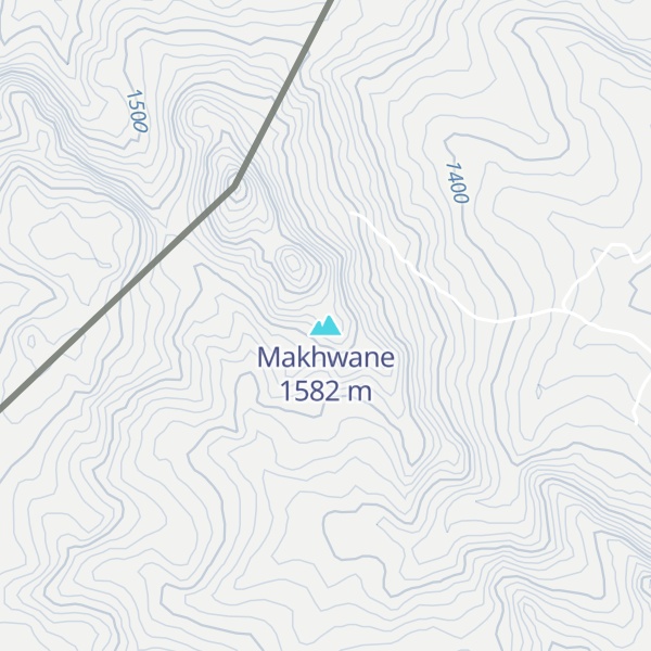 Map of Makhwane