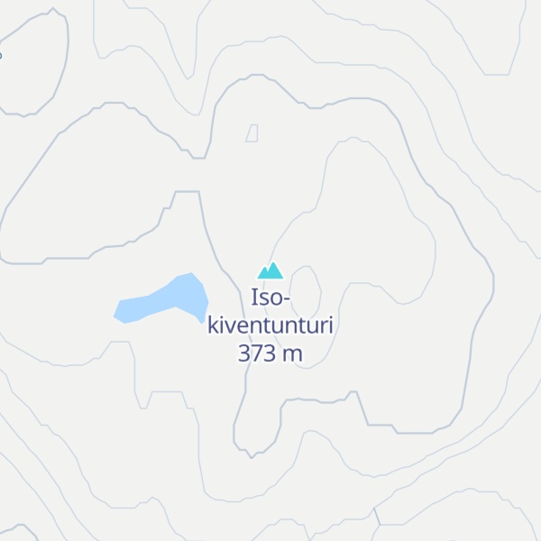 Map of Iso-kiventunturi