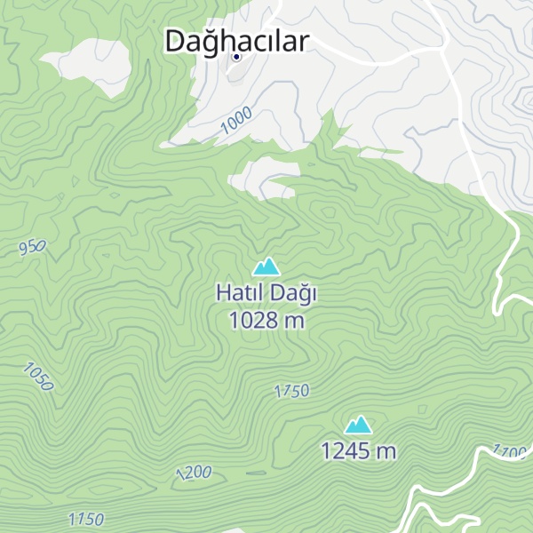 Map of Hatıl Dağı
