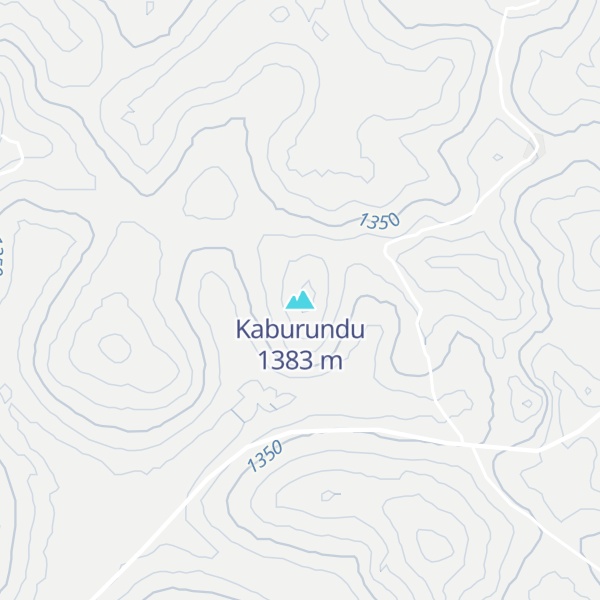 Map of Kaburundu