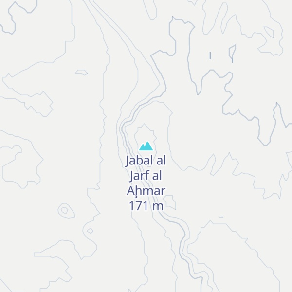 Map of Jabal al Jarf al Aḩmar