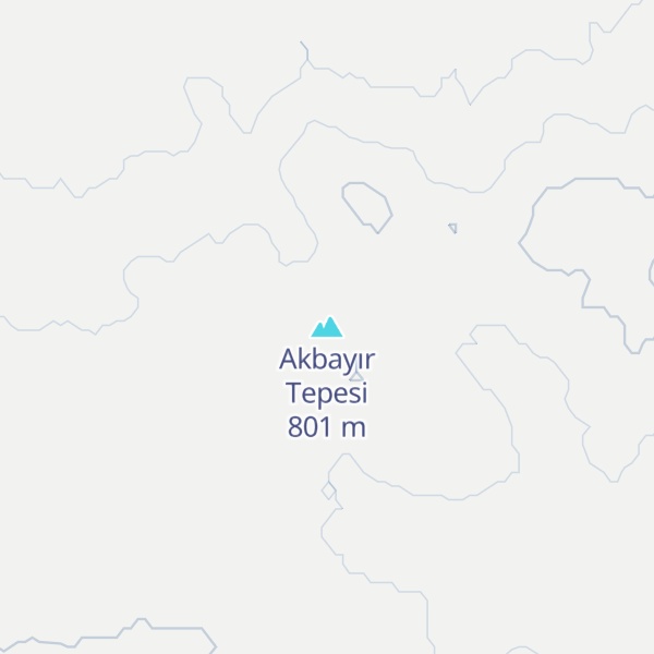 Map of Akbayır Tepesi