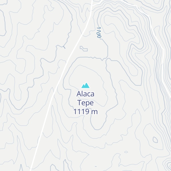 Map of Alaca Tepe