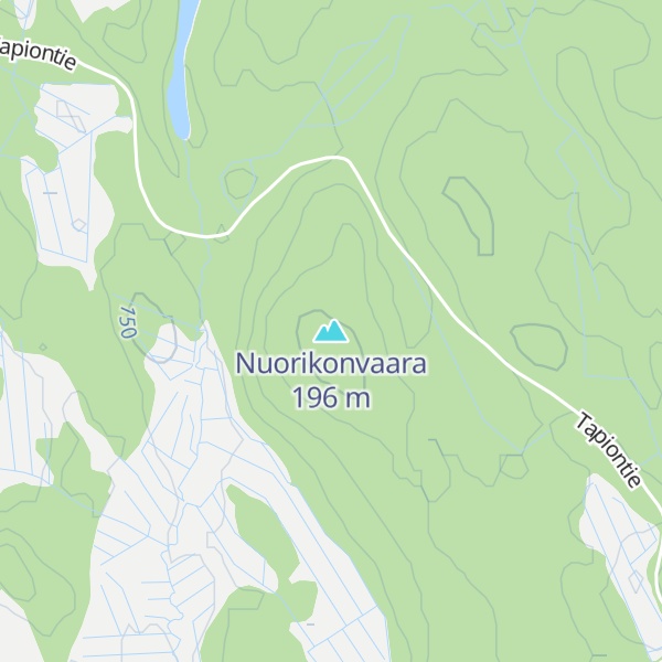 Map of Nuorikonvaara