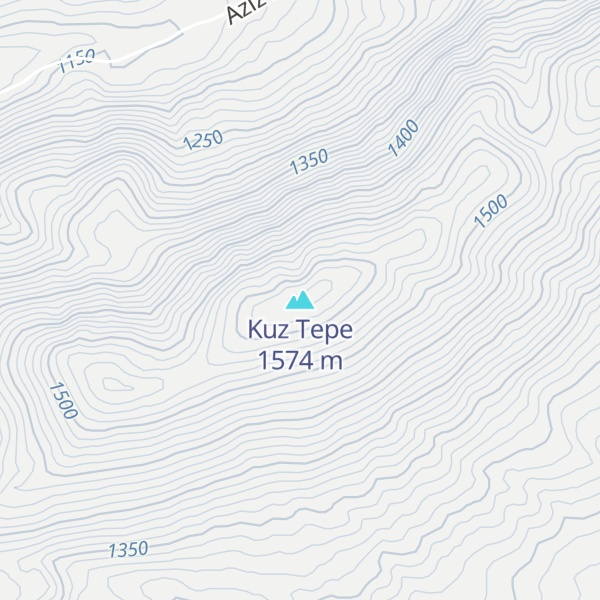 Map of Kuz Tepe