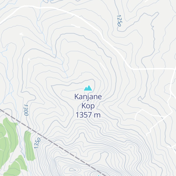 Map of Kanjane Kop