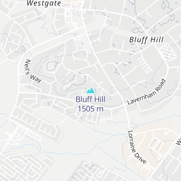 Map of Bluff Hill