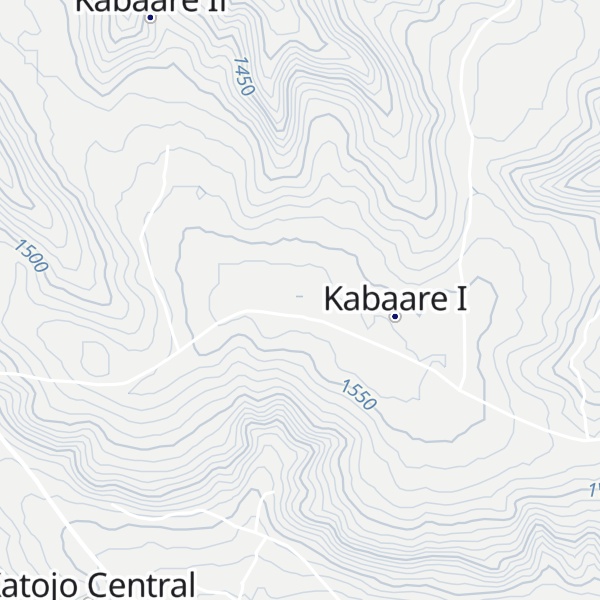 Map of Kabare
