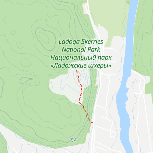 Map of Hiidenvuori