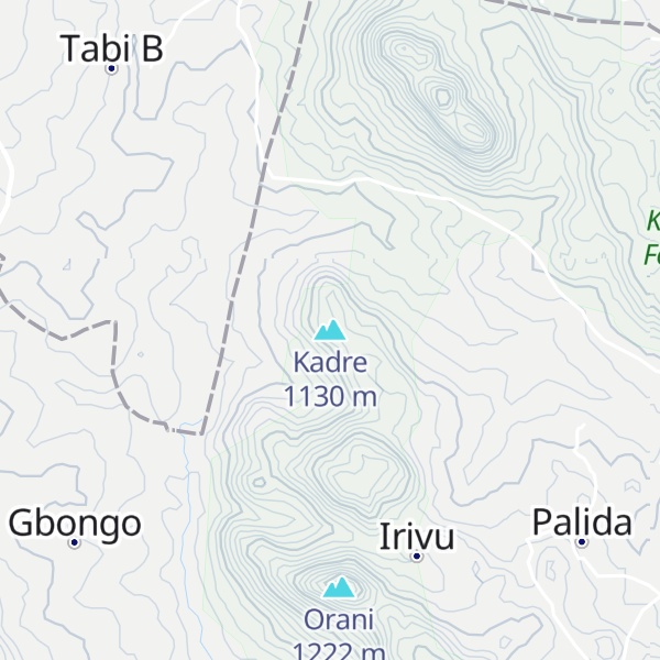 Map of Kadre