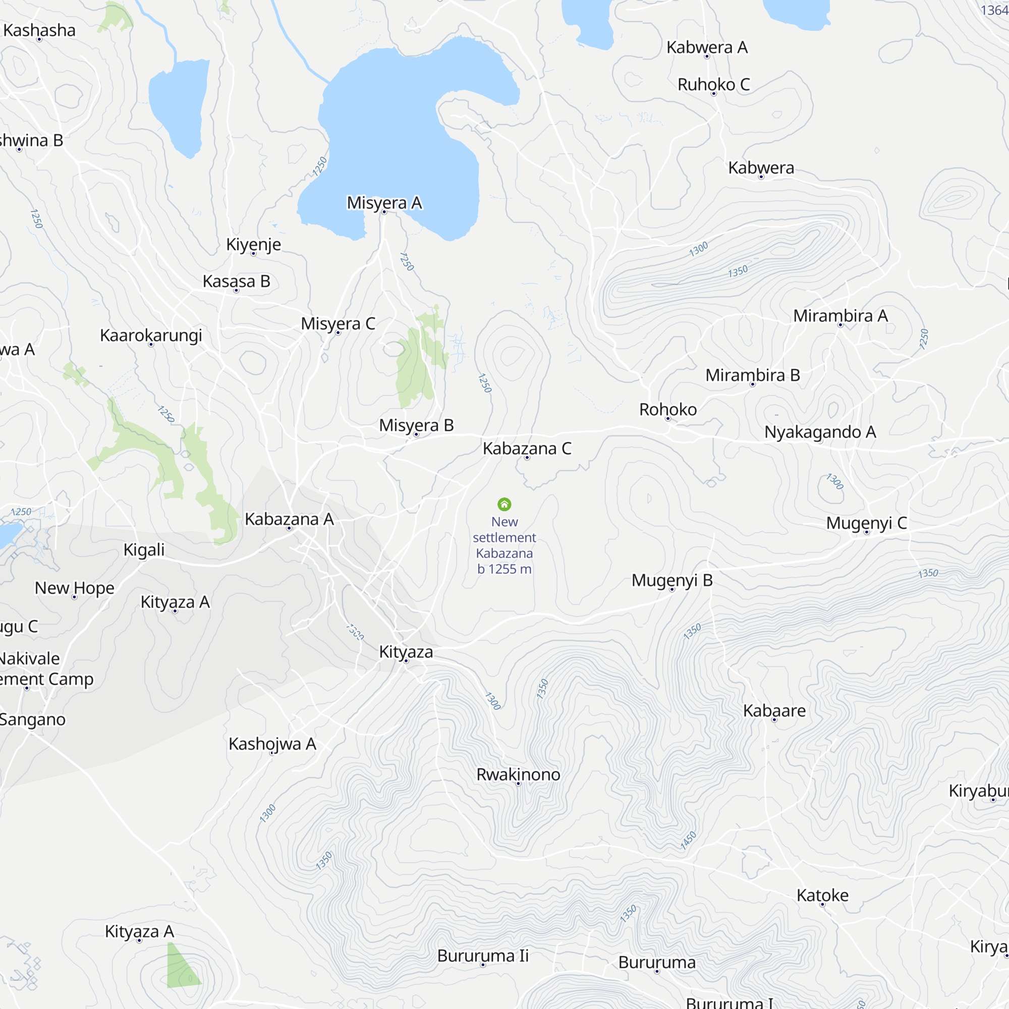 New settlement Kabazana b map