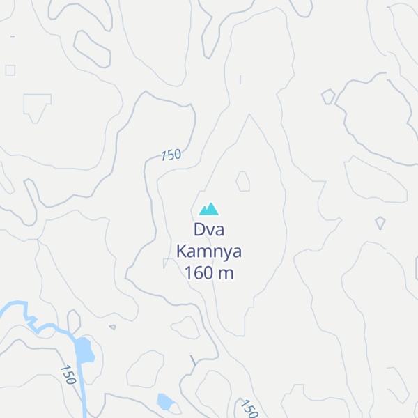 Map of Dva Kamnya
