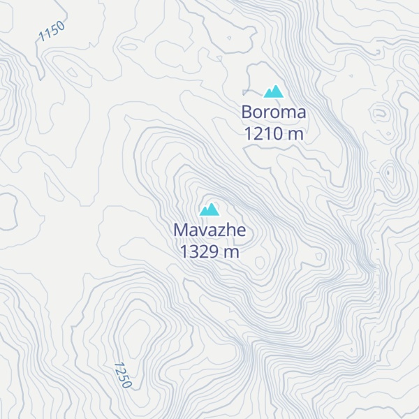Map of Mavazhe