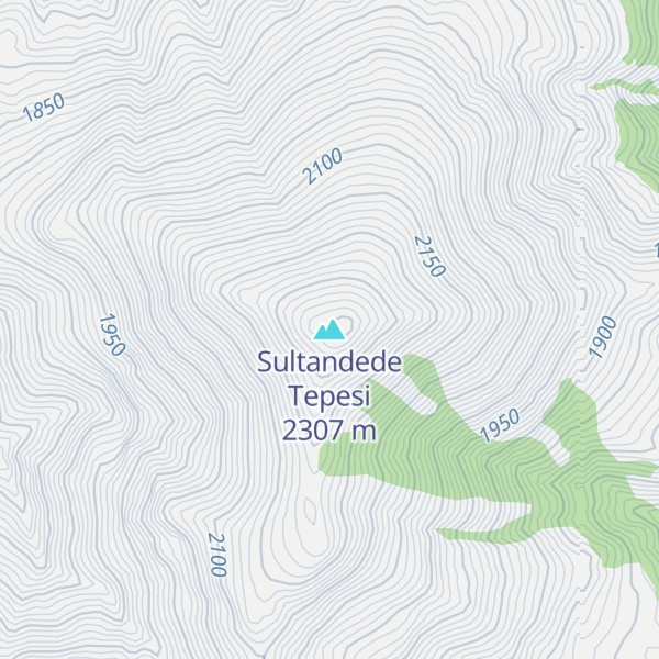 Map of Sultandede Tepesi