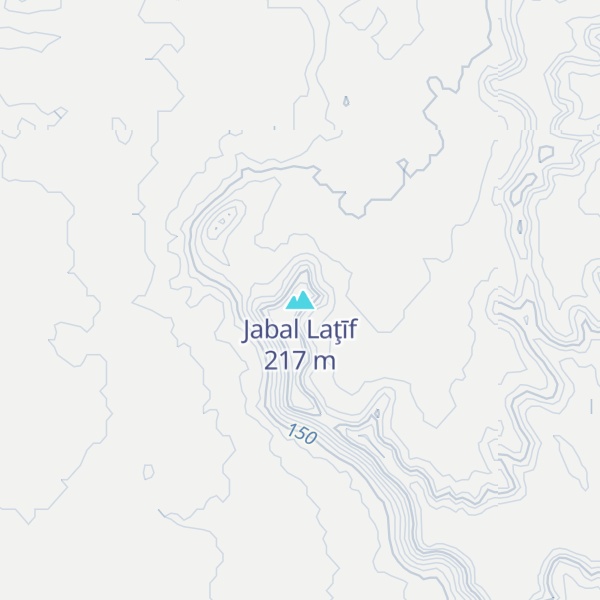 Map of Jabal Laţīf
